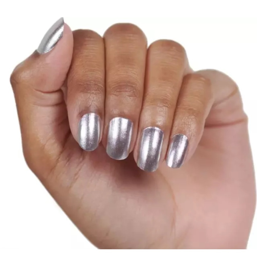 *Retired* Color Street: Silver Lust | Metallic Chrome Shine Sparkle Party Fall - Picture 8 of 11